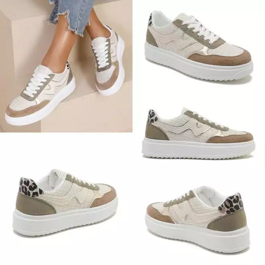 Lace up trainers