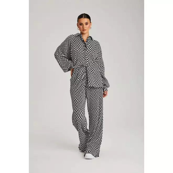 Mono Plisse co-ord