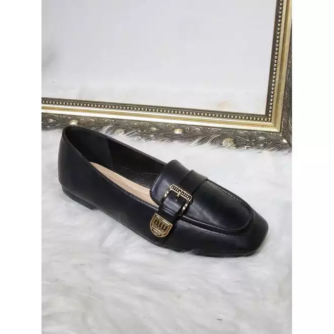 flat slip on loafer shoes