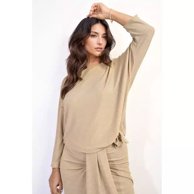 Tie Long Sleeve Casual Top
