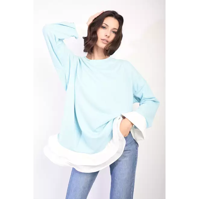Ruffled Hem Top