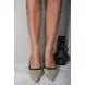 Mesh Pointed High Heels