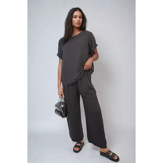 Top and Wide Leg Trousers Co-ord Set