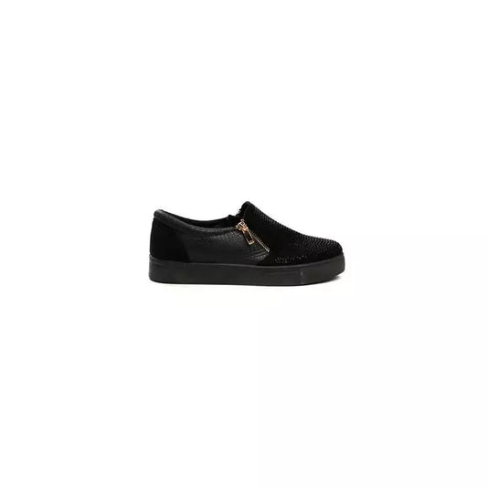 Suede Zip Pumps Trainers