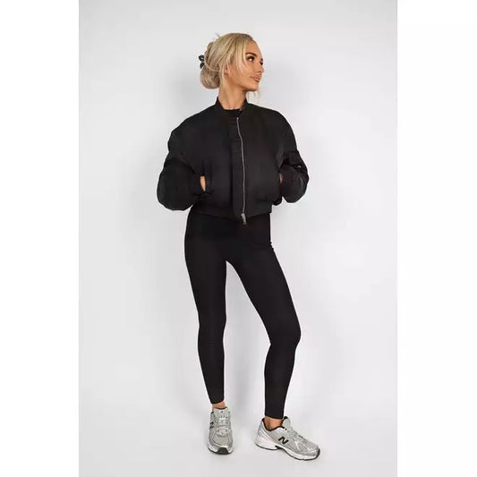 Long Sleeve Zip Up Puffer Jacket