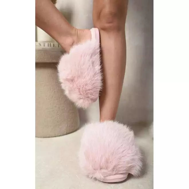 Faux Fur Slippers