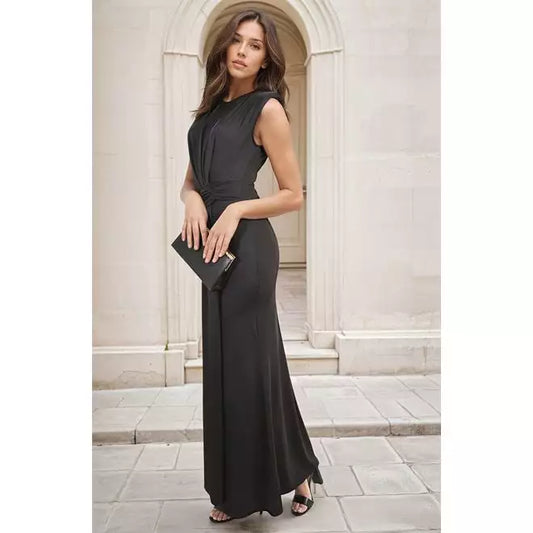 Maxi Dress with Drape