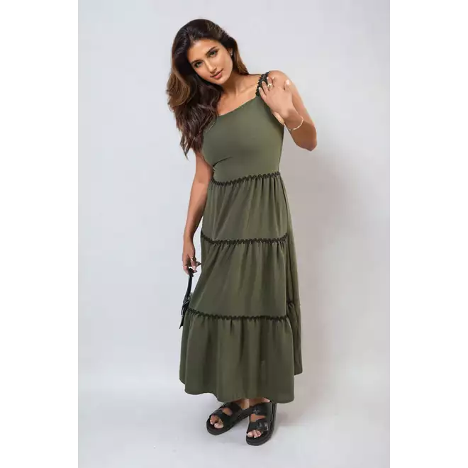 Multi Tiered Maxi Dress
