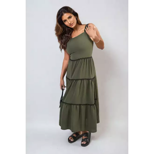 Multi Tiered Maxi Dress