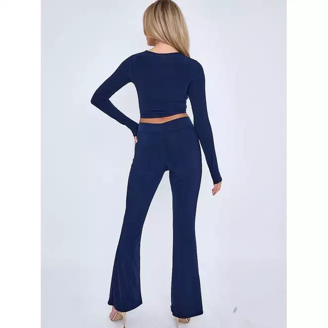 Crossover flared co-ord