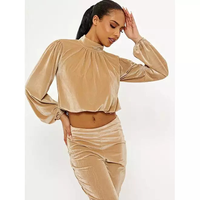 Velour Top and Trousers co-ord