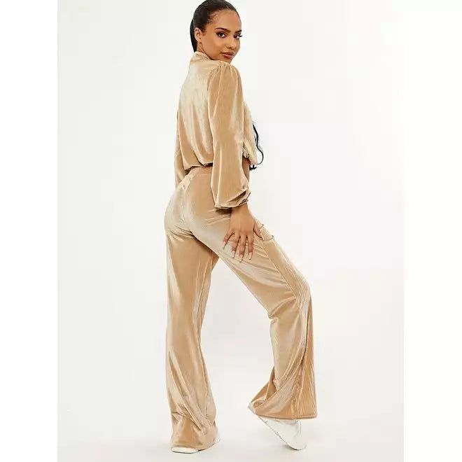 Velour Top and Trousers co-ord