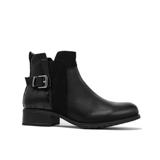 Buckle Chelsea Ankle Boots
